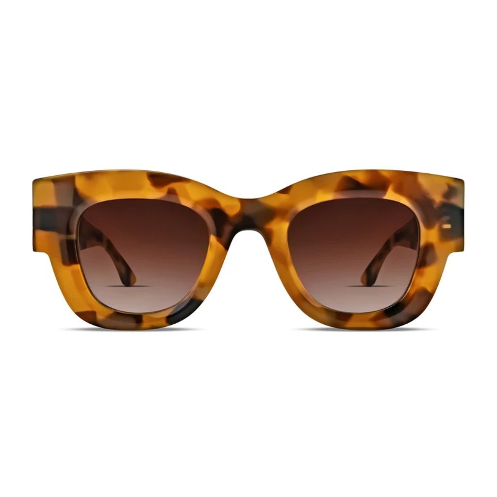thierry lasry oversized tortoise sunglasses