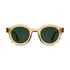 round sunglasses champagne color