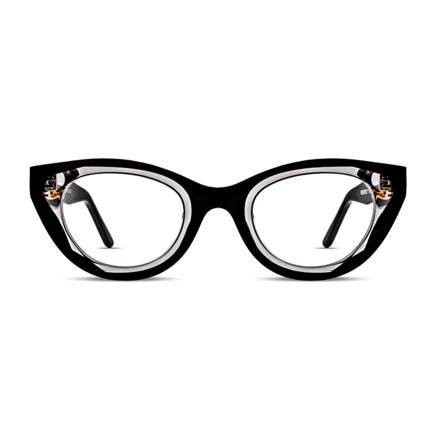 cat eye black eyeglasses