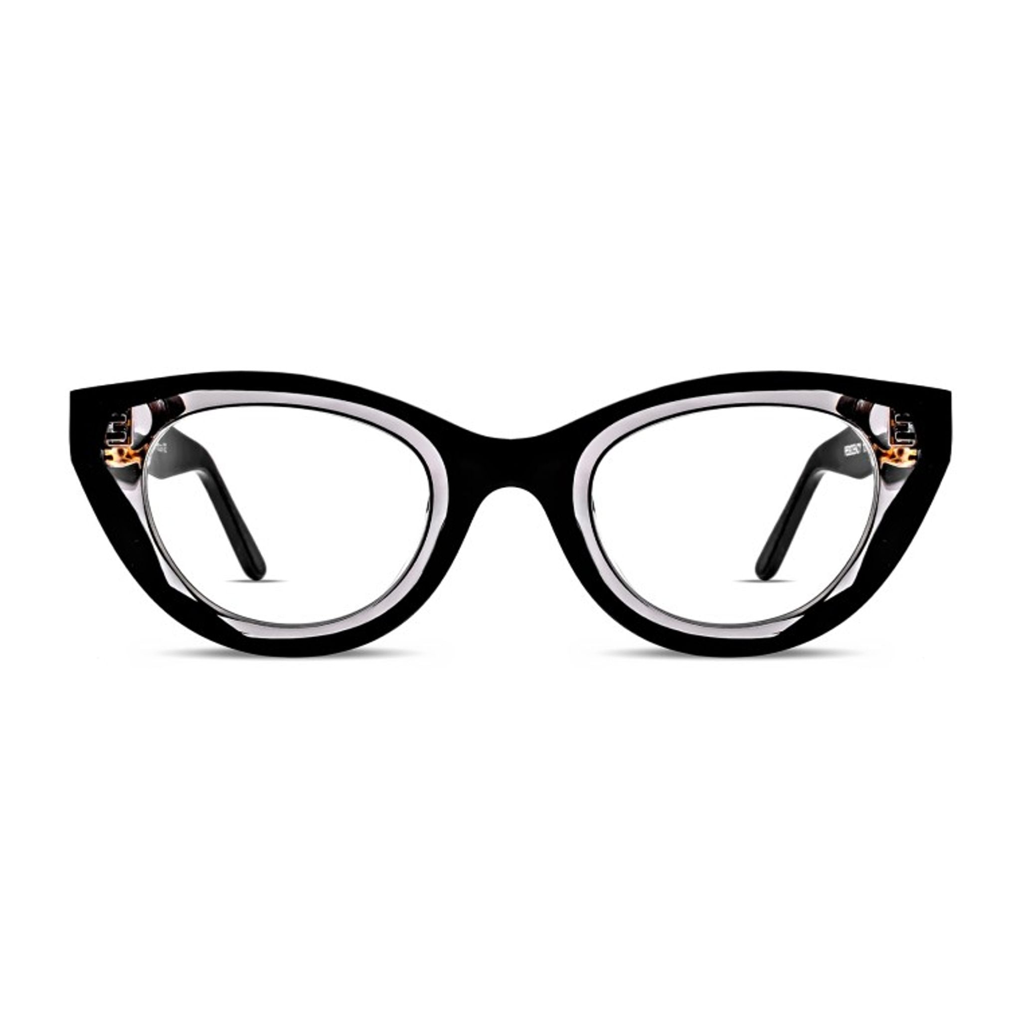 cat eye black eyeglasses