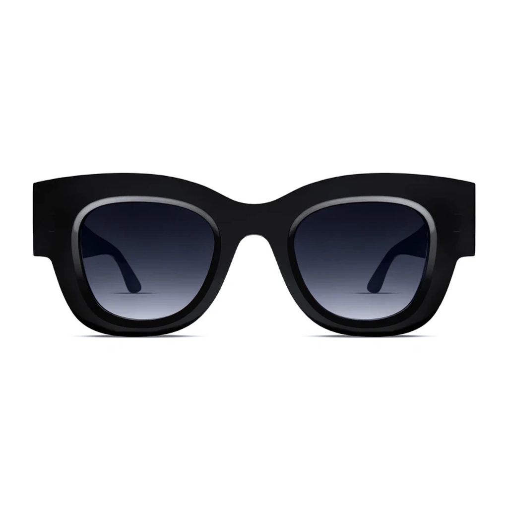 Thierry Lasry CONFESSY oversized rectangular sunglasses in black