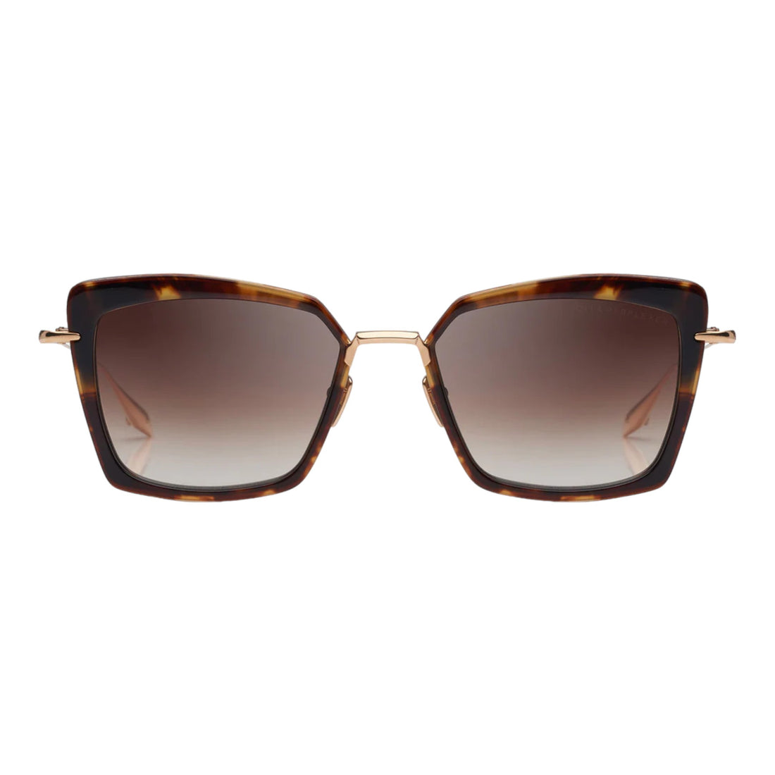 DITA Perplexer sunglasses – luxury women’s eyewear with tortoiseshell square frame, gradient lenses, and gold bridge at yosemite eyewear