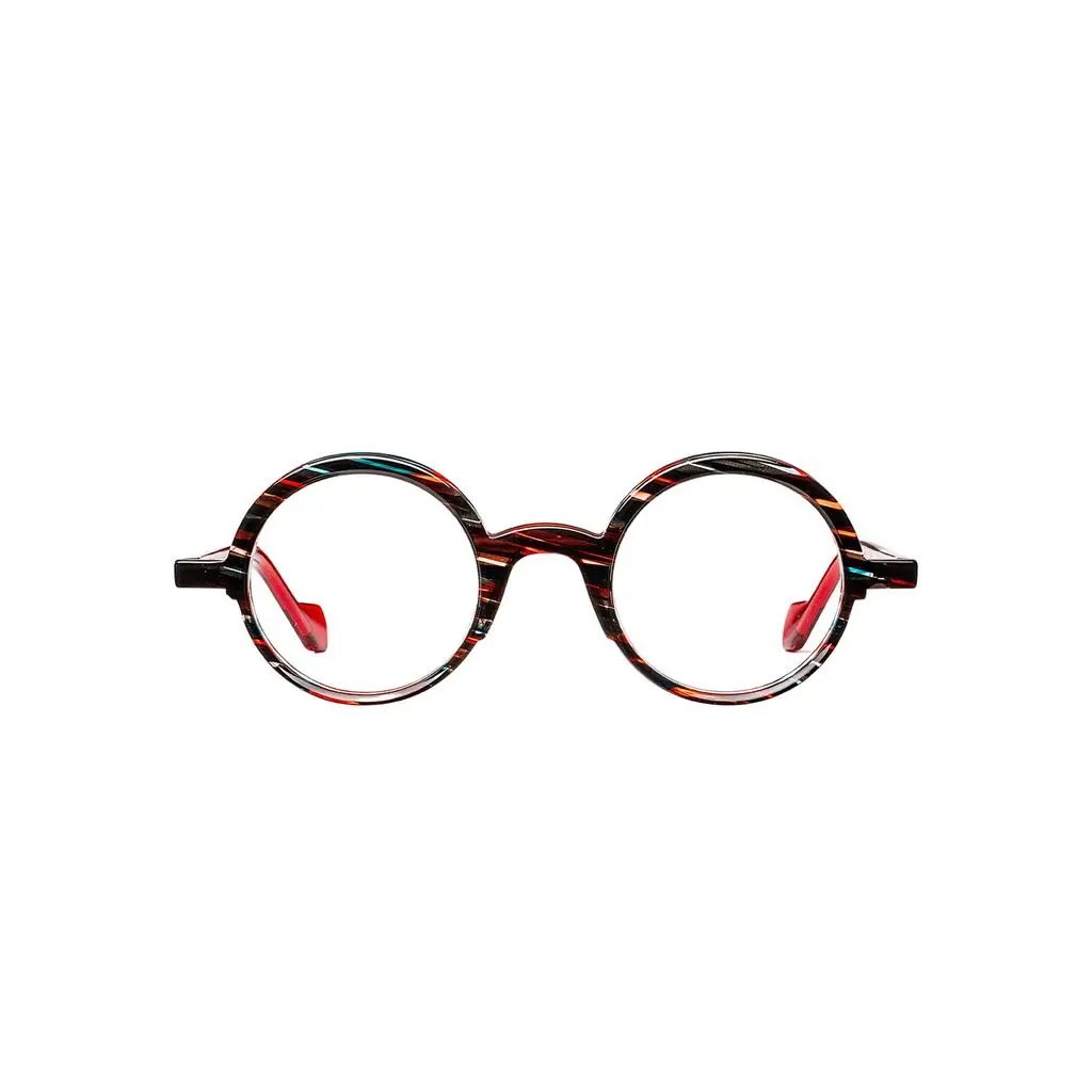 round multi colored frame byt matttew eyewear