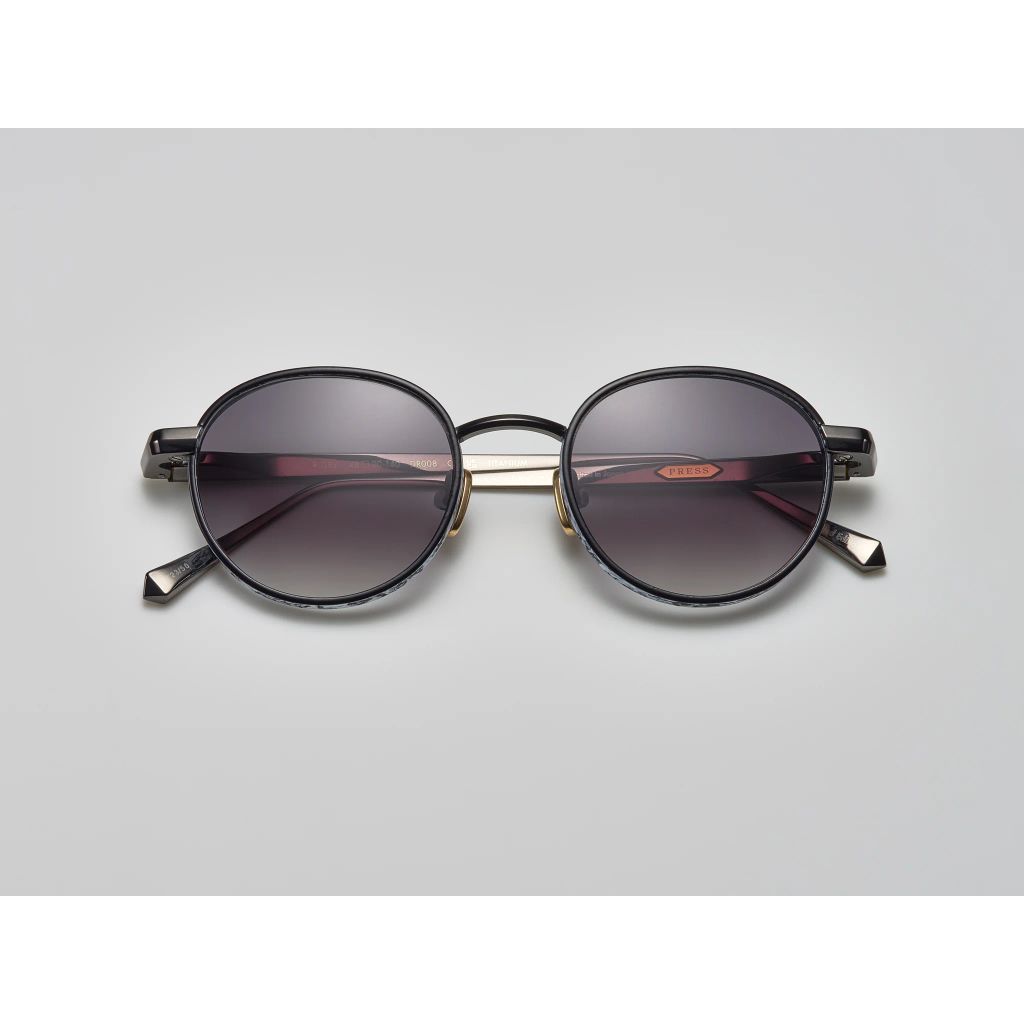 PRESS eyewear round sunglasses with marble print - yosemiteeyewear