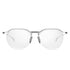 Clear DITA Schema-Two eyeglasses with titanium frame and modern aviator-inspired shape, featuring a double bridge design – luxury eyewear available at Yosemite Eyewear