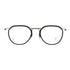 Black DITA Schema-Two eyeglasses with titanium frame and modern aviator-inspired shape, featuring a double bridge design – luxury eyewear available at Yosemite Eyewear