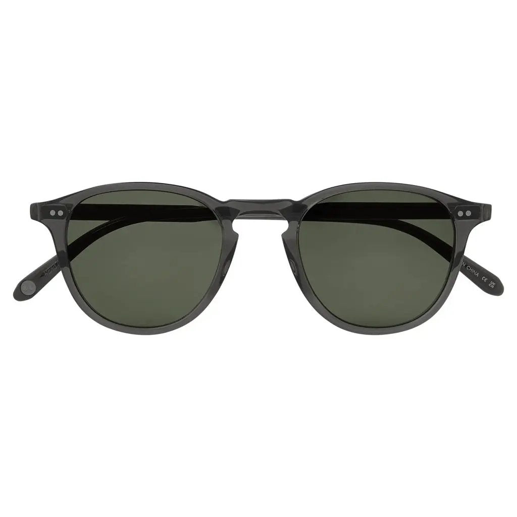 Garrett Leight Hampton Sun sunglasses in Black Glass front view