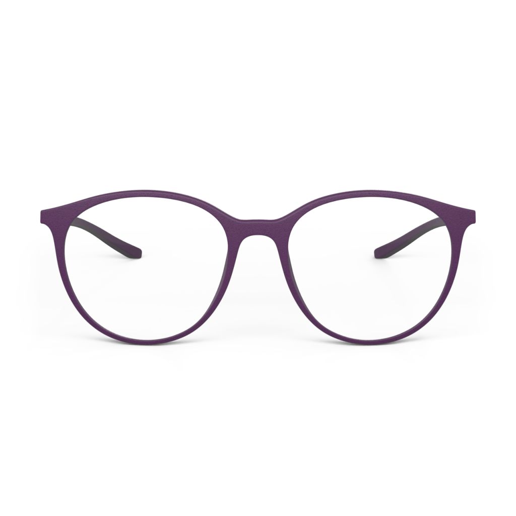 You Mawo Round Frame Glasses in Blackberry Color – Minimalist and Stylish Design