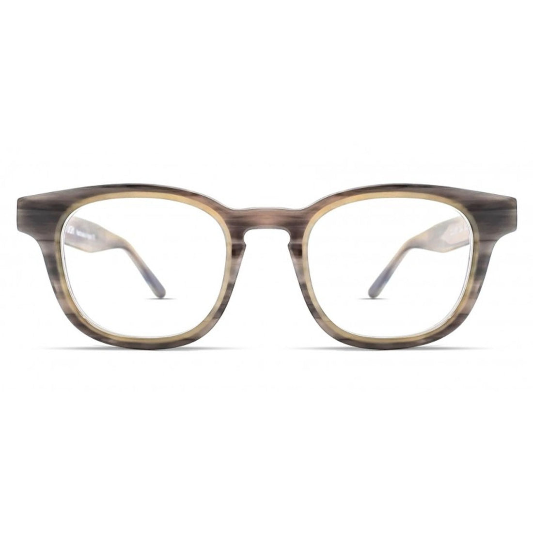 oversized square shaped eyeglasses, brown color glasses