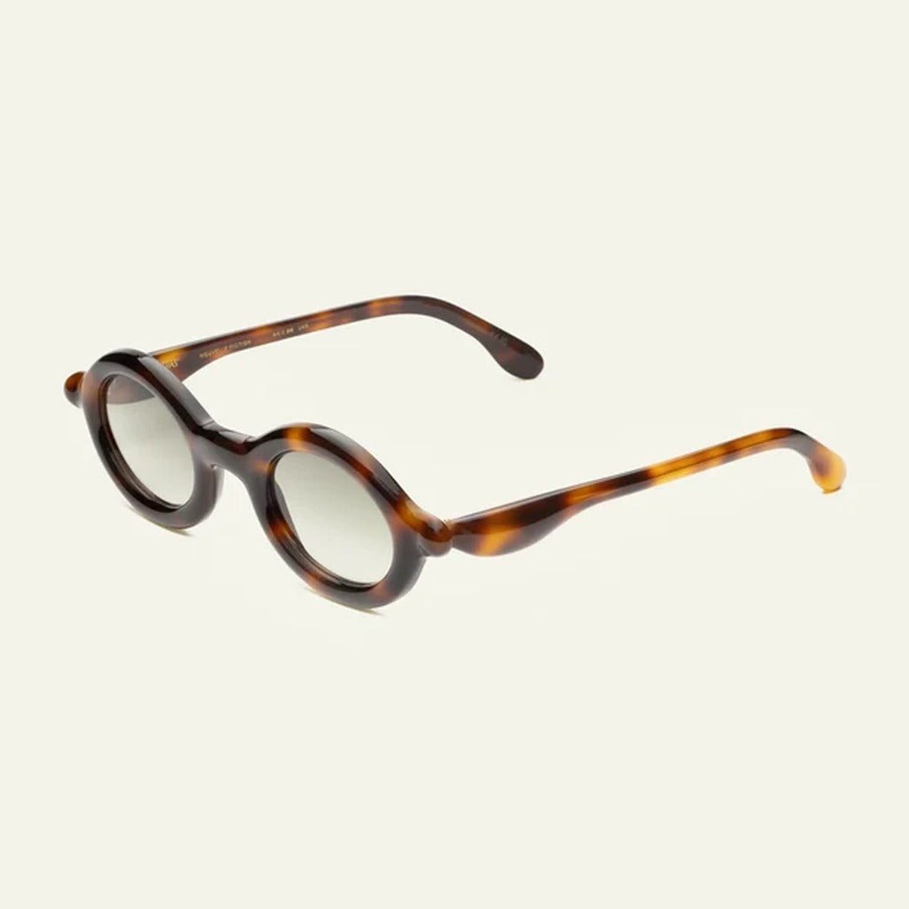 Paloceras Havana Gold R2 sunglasses, side view- yosemiteeyewear