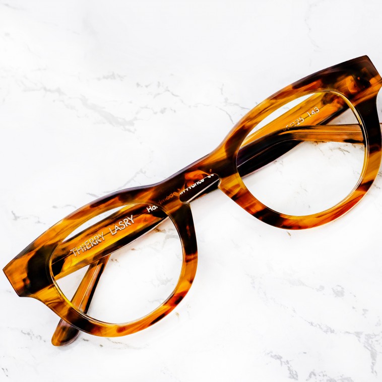 glasses for small face brown color
