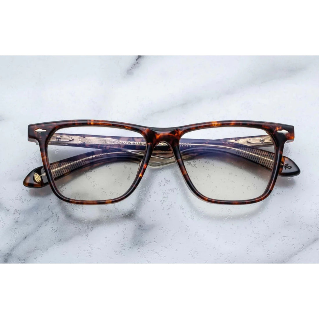 tortoise rectangular shaped glasses