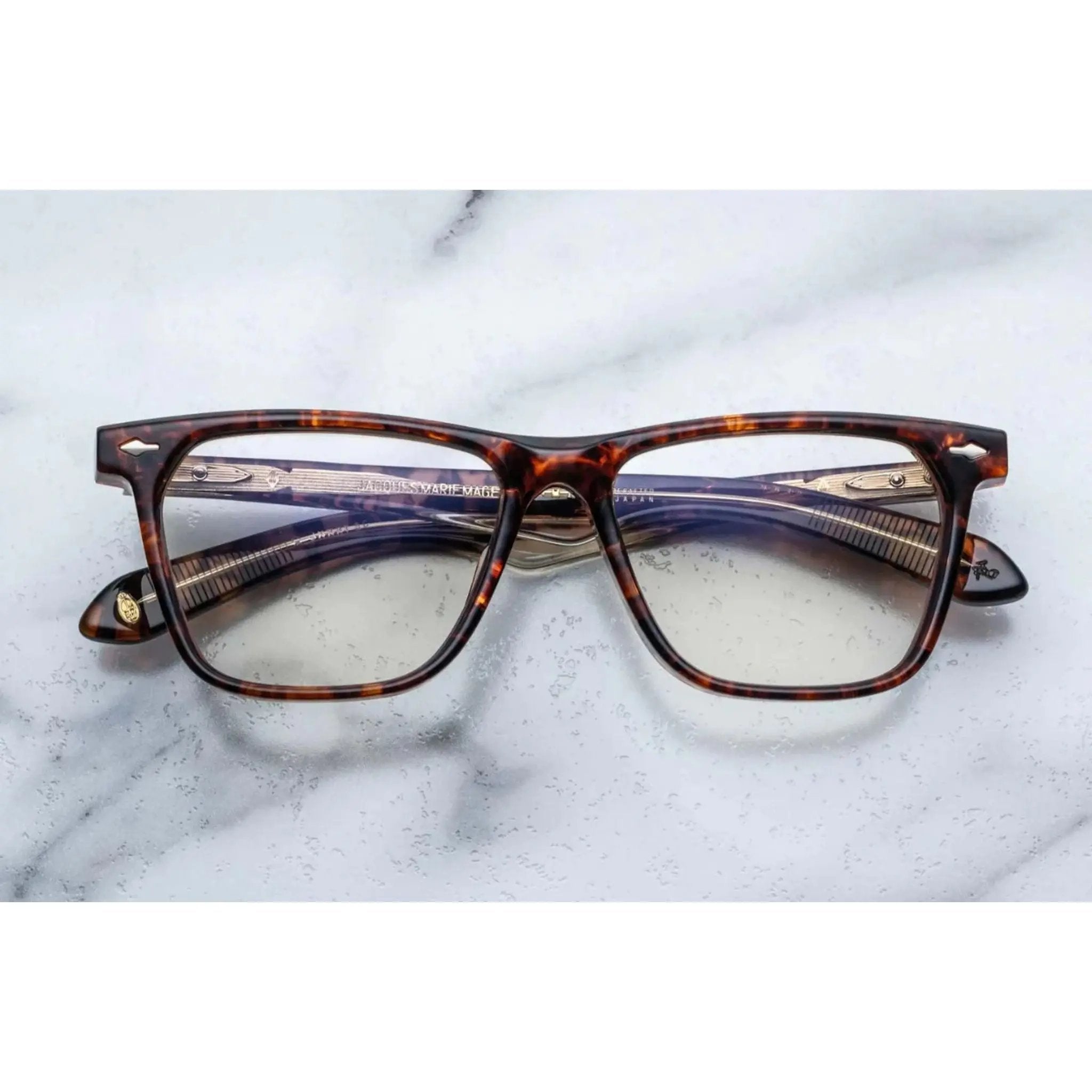 tortoise rectangular shaped glasses