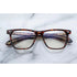 tortoise rectangular shaped glasses