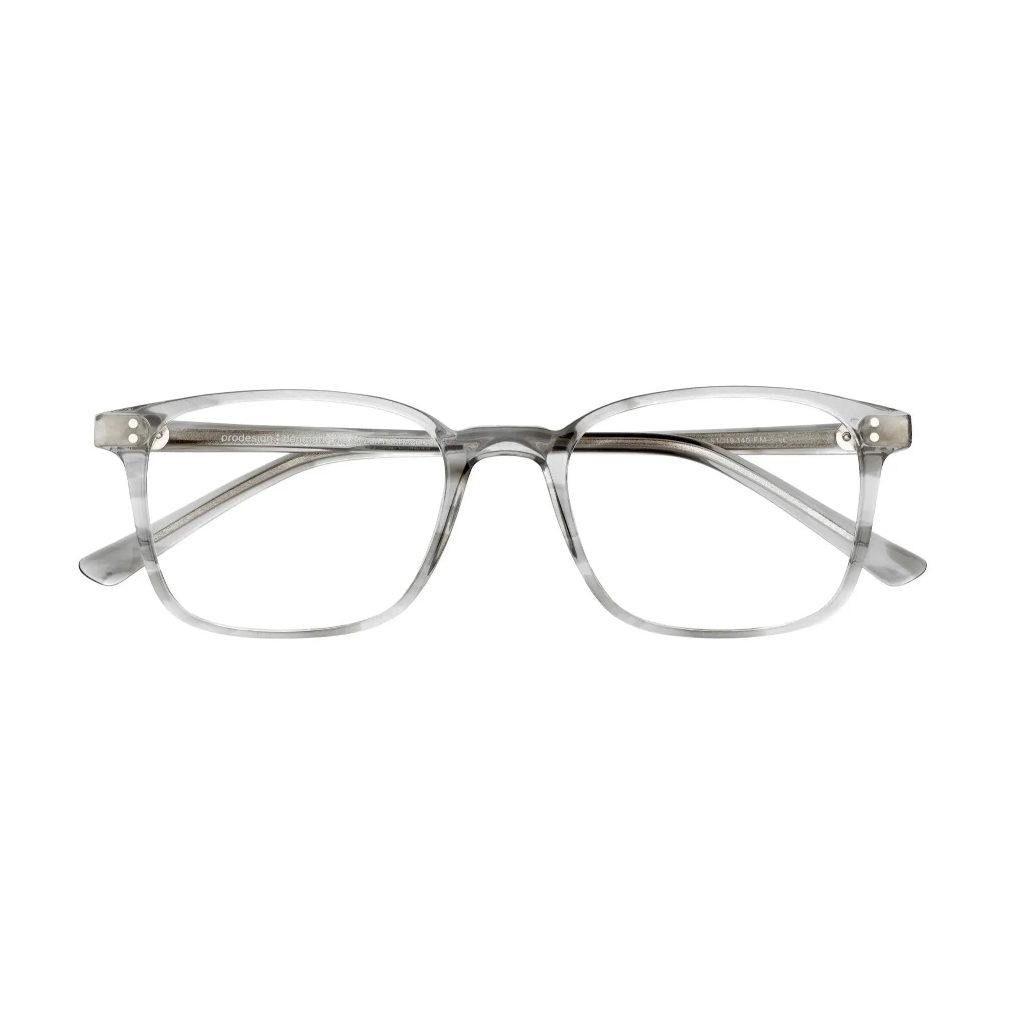 Clear eyeglasses classic shape square crystal clear color