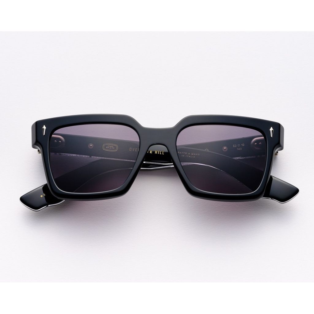 kador sunglasses in black with grey lenses