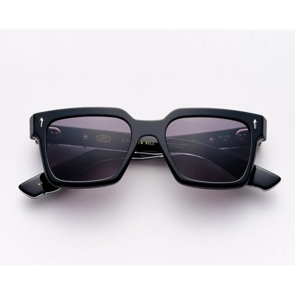 kador sunglasses in black with grey lenses