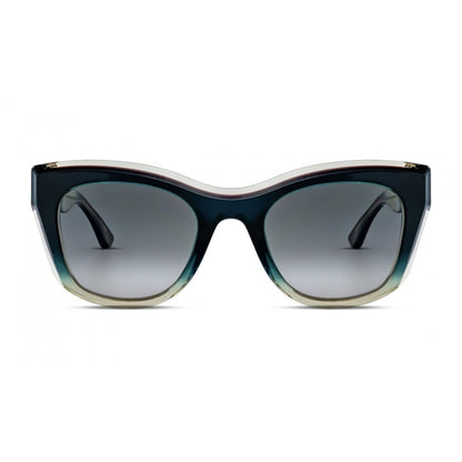 chunky cat eye style sunglasses