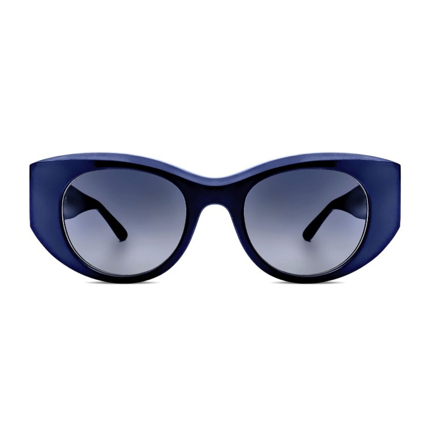 navy blue chunky sunglasses 