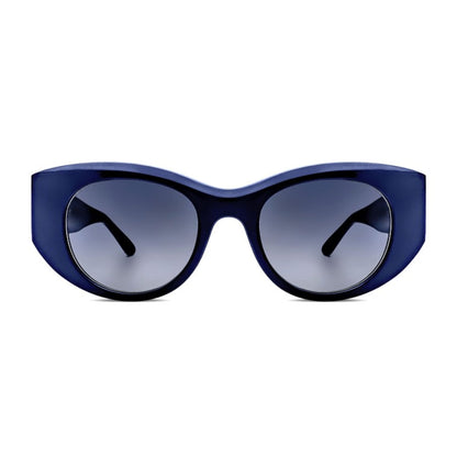 navy blue chunky sunglasses 