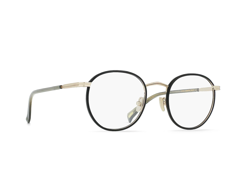 RAEN Mason II optical frame Matte Black diagonal view
