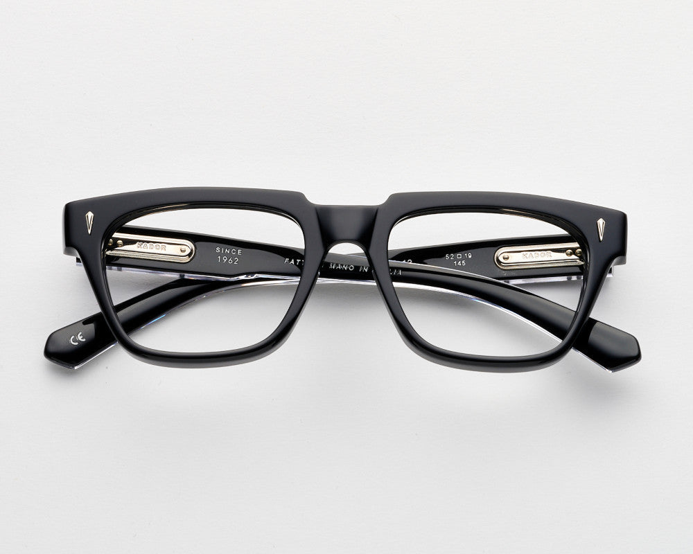 kador eyewear, chunky black frames 