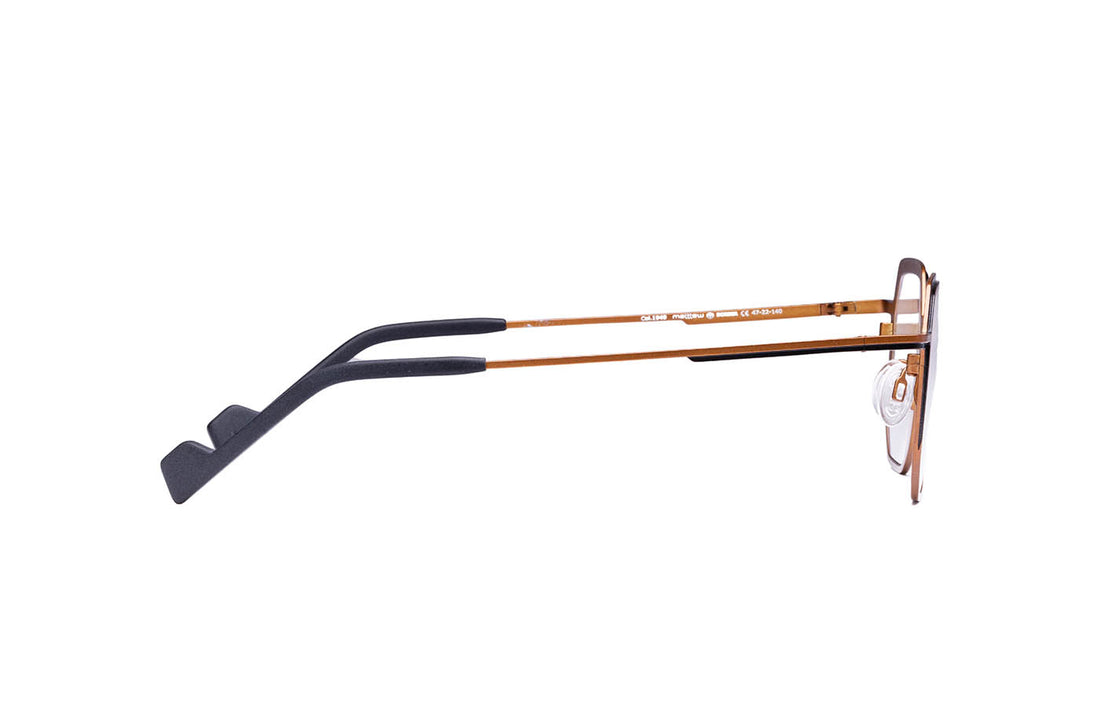 MATTTEW BORDER titanium eyeglasses side view