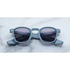 jacques marie mage blue color rounded shape sunglasses for men and women with keyhole bridge 