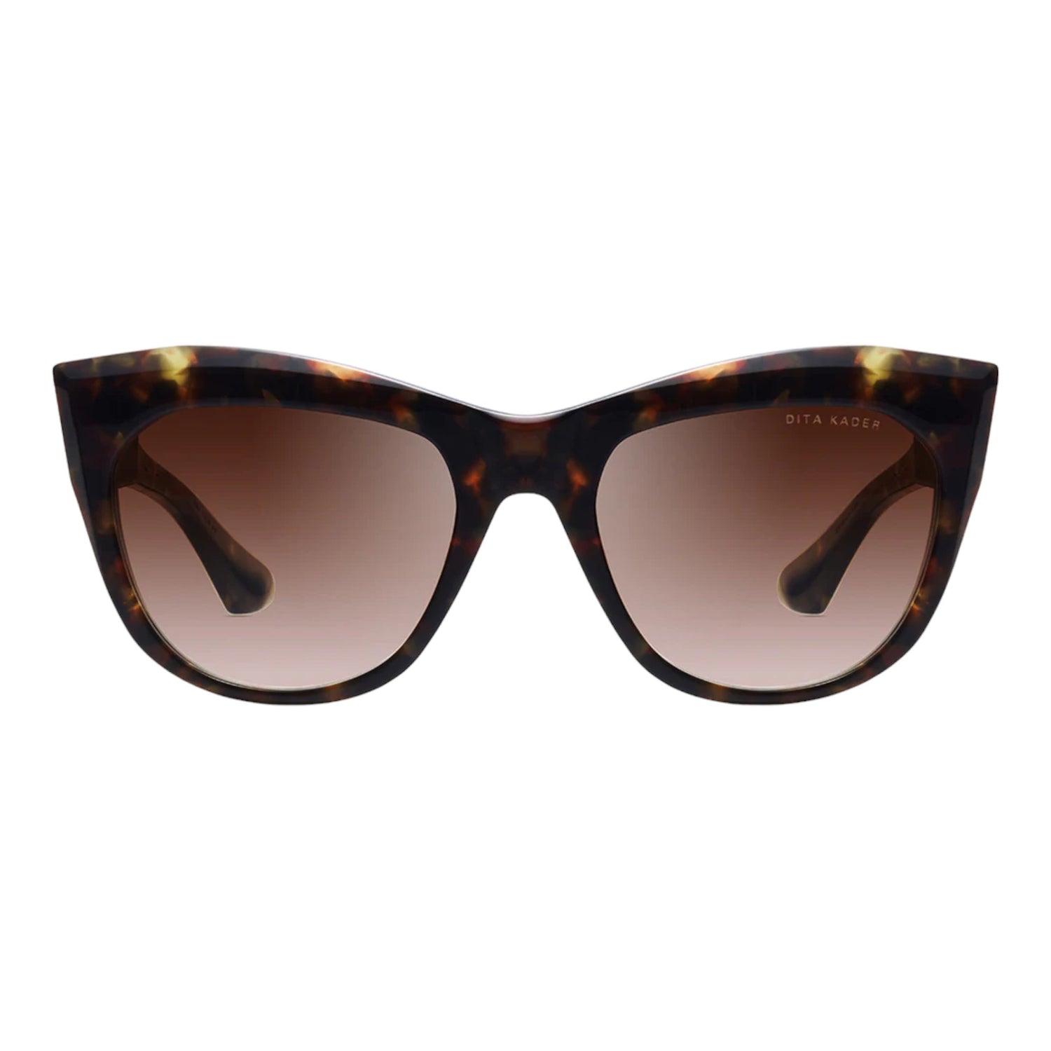 DITA Kader women’s cat-eye sunglasses in tortoiseshell acetate with brown gradient lenses – bold luxury fashion eyewear available at Yosemite Eyewear