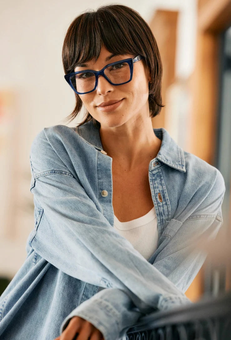 RAEN Kalea optical frame Reef front profile view