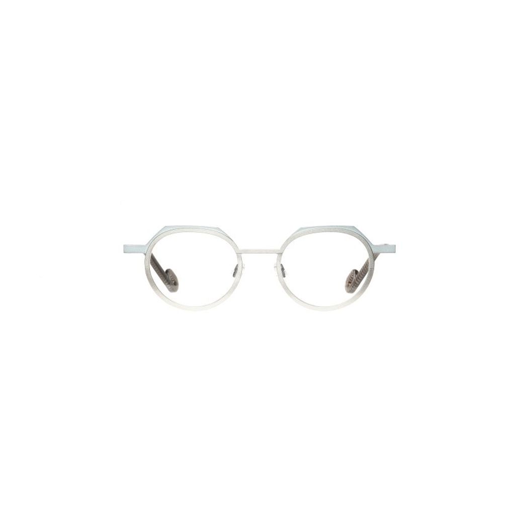 MATTTEW WAY titanium round eyeglasses front view