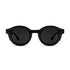 Black sunglasses on a white background