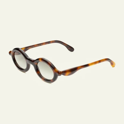 Paloceras Havana Gold R2 sunglasses, side view- yosemiteeyewear