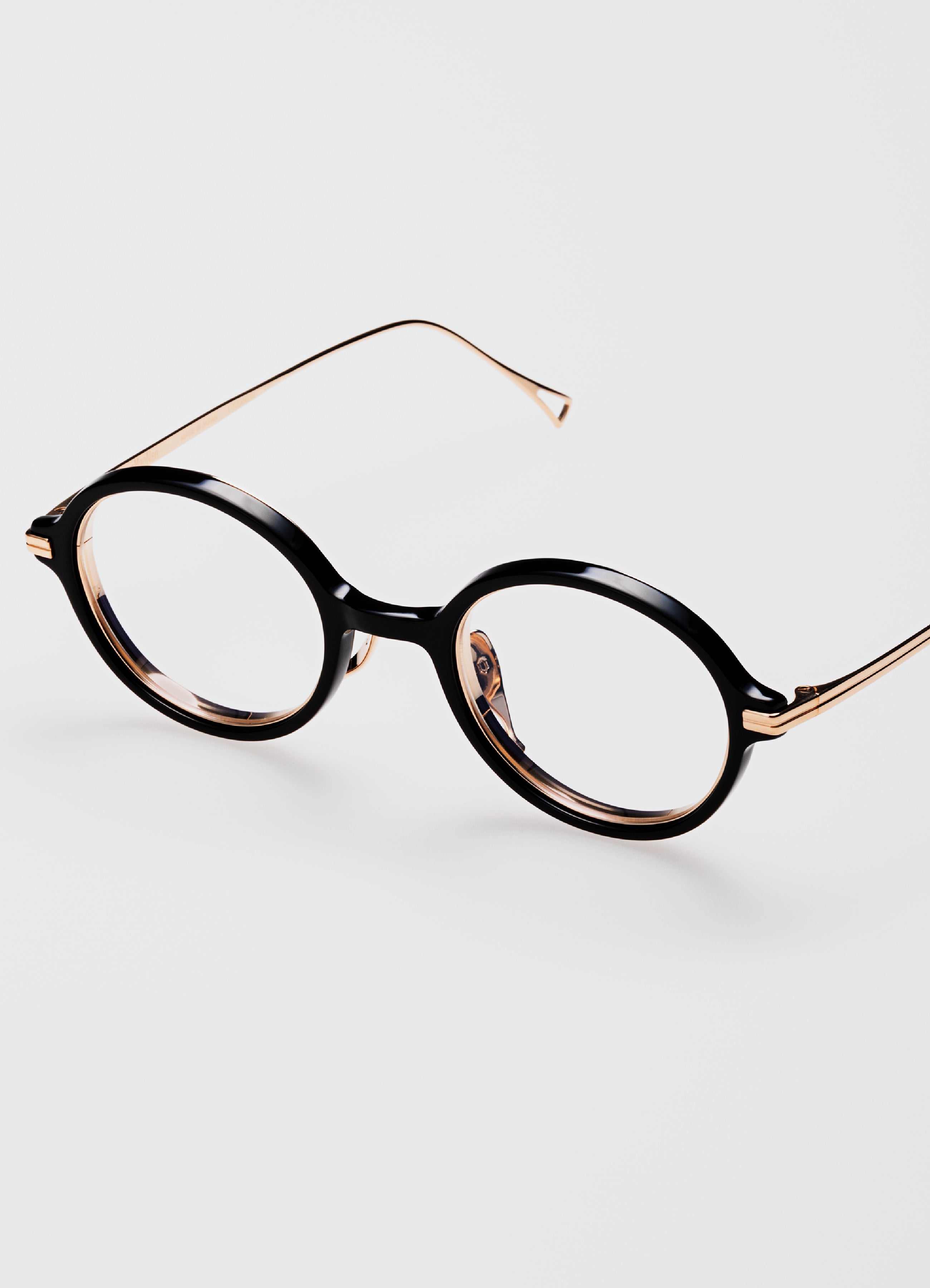 KameManNen 140 round mid‑size frame made in Japan round glasses
