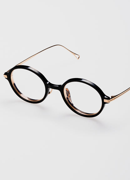 KameManNen 140 round mid‑size frame made in Japan round glasses
