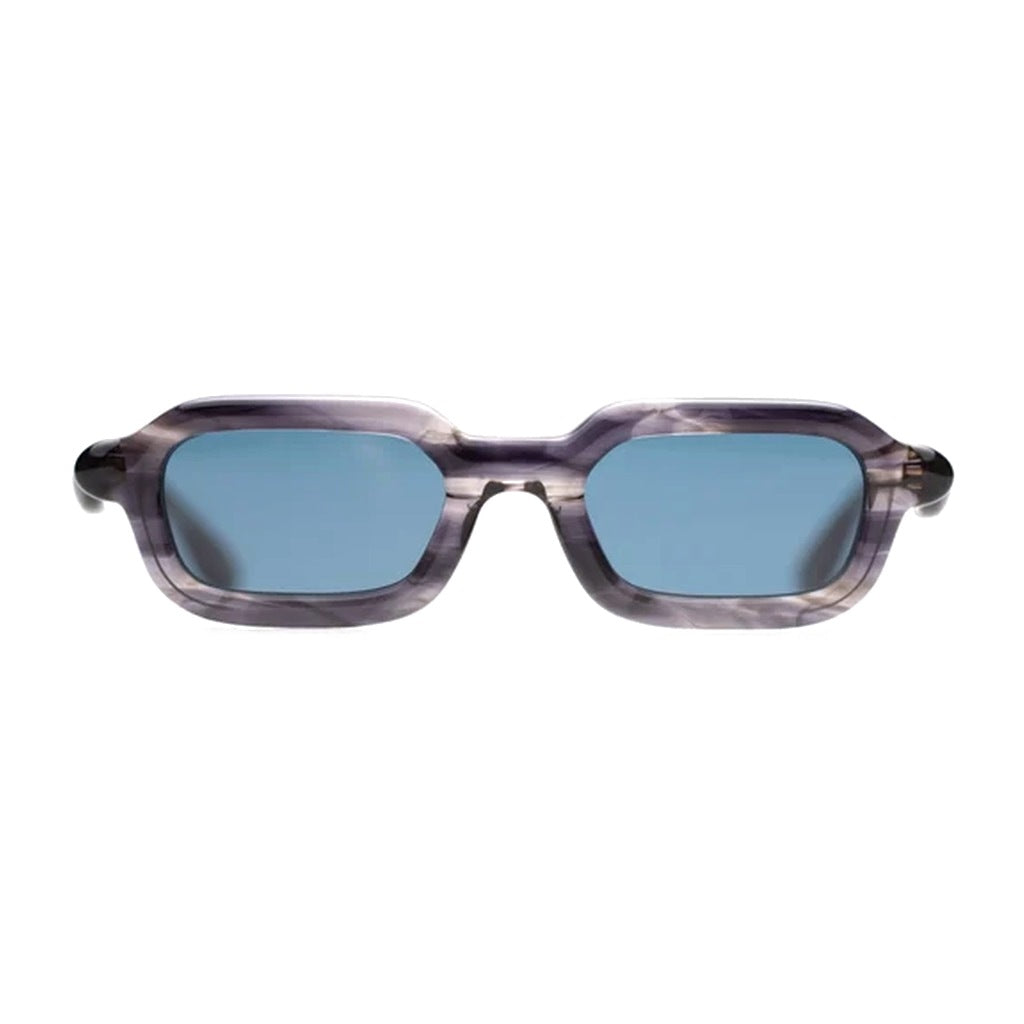 Paloceras Night Nectar S2 square sunglasses with polarized blue lenses, front view