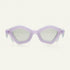 Paloceras Pebble Enchanted Sage DX sunglasses in soft sage acetate with green lenses, front view