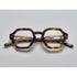 tortoise eyeglass frame for men and women, chunky but classic hexagonal shape eyeglasses.