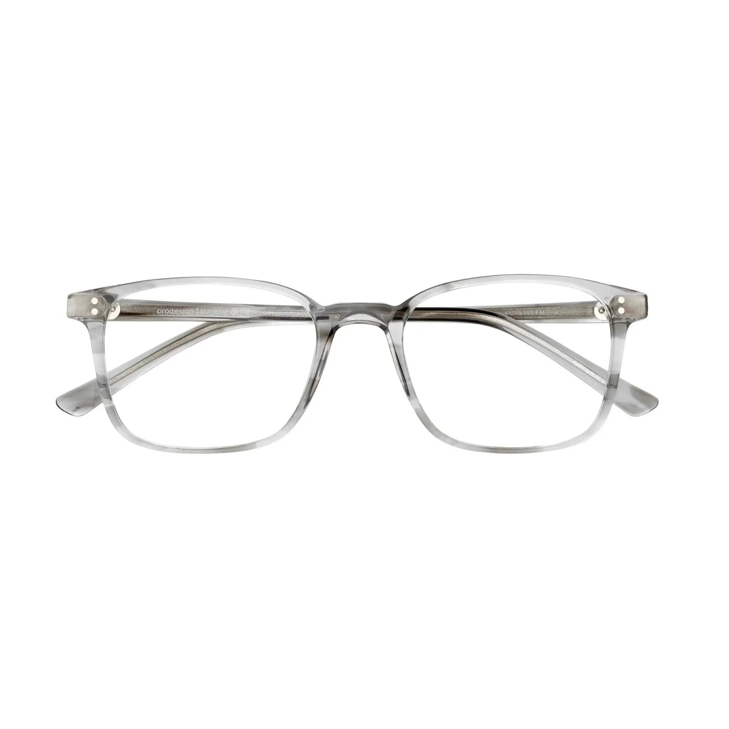 Clear eyeglasses classic shape square crystal clear color 
