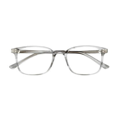 Clear eyeglasses classic shape square crystal clear color 