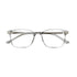 Clear eyeglasses classic shape square crystal clear color 